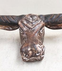 Wooden Bull Head 6